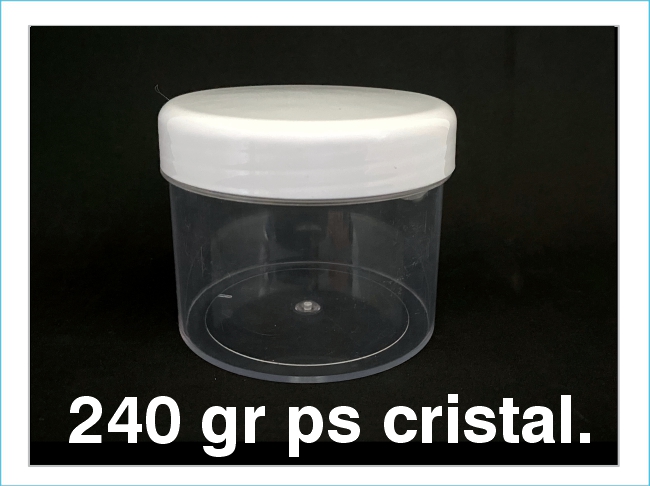 Pote 240 cristal